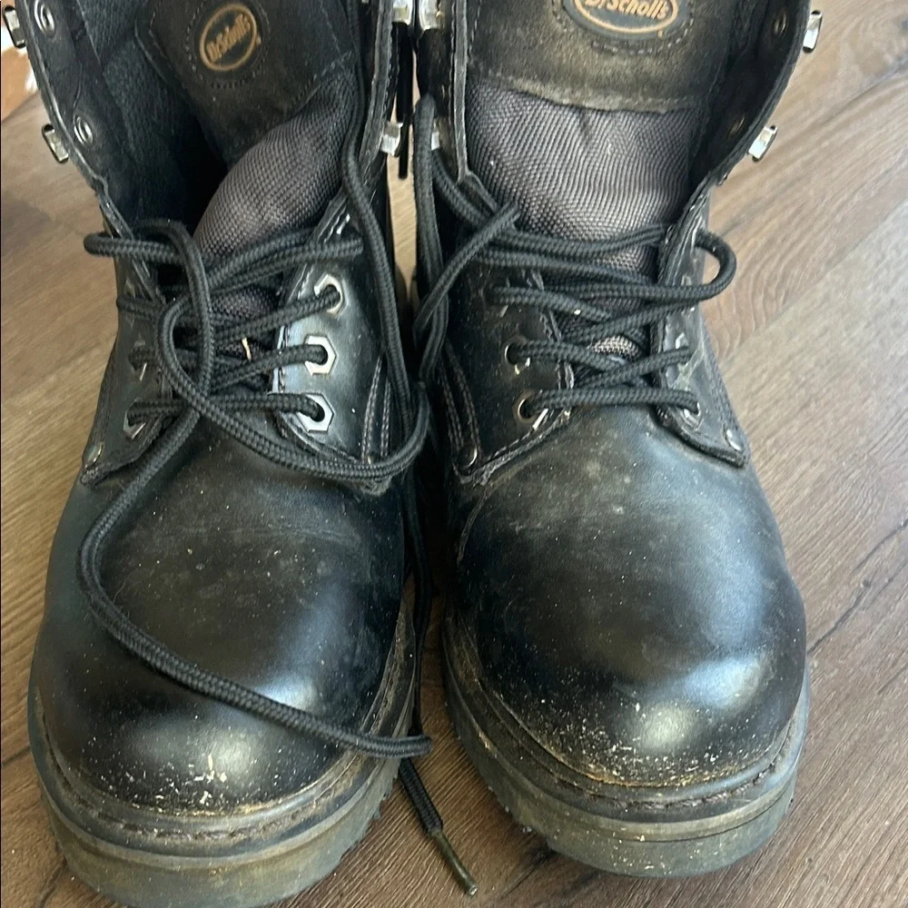 Dr. Scholl's Men's Dark Leather Boots ! Size 9